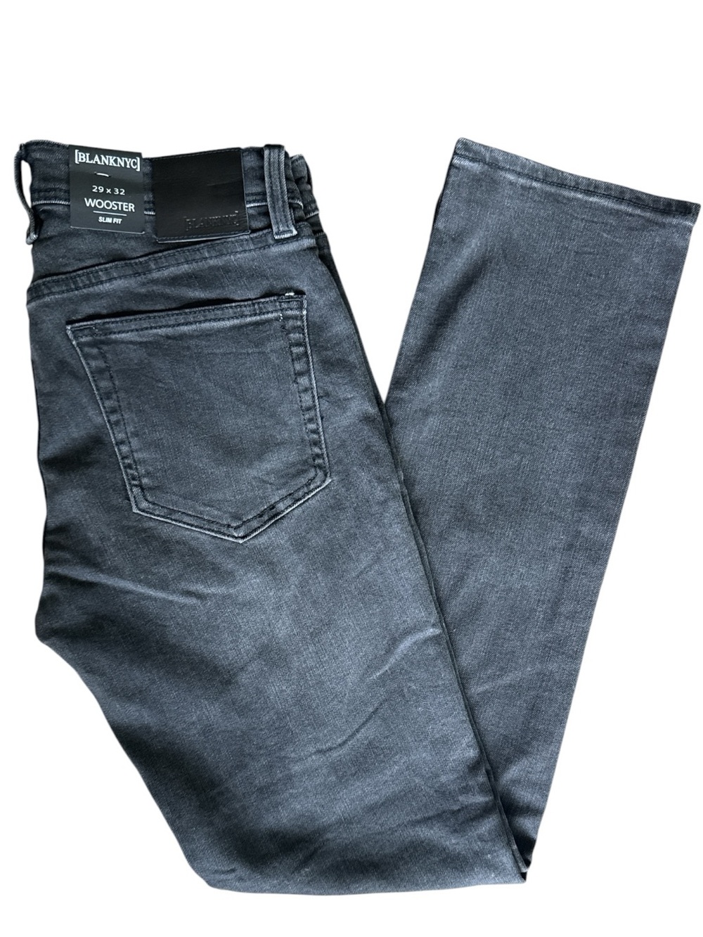 BLANKNYC Wooster Slim Fit Jeans Men 29x32 Grey Black Denim NWT